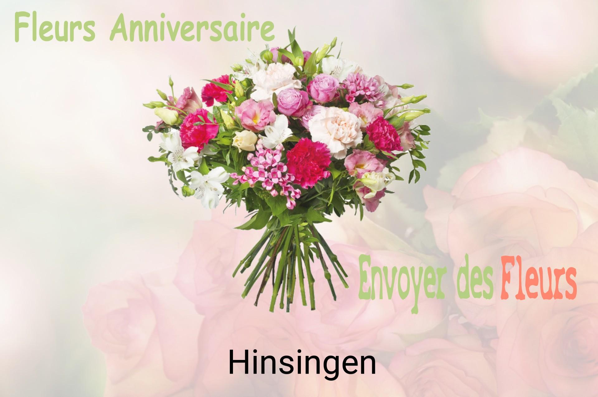 Bouquet de fleurs d’anniversaire livré à Hinsingen